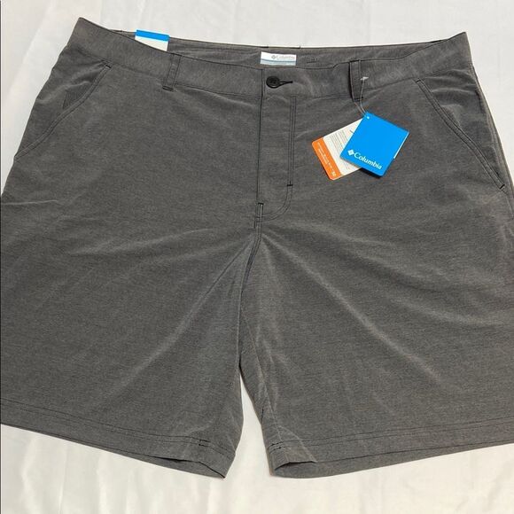 Columbia Incognesto Hybrid Gray Flat Front Shorts - Picture 1 of 14